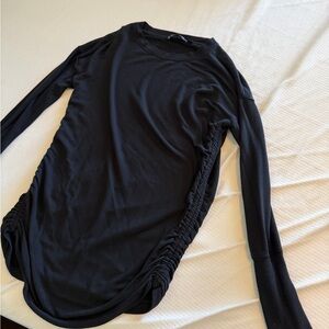 Athleta Charcoal Long Sleeve Women's Tee